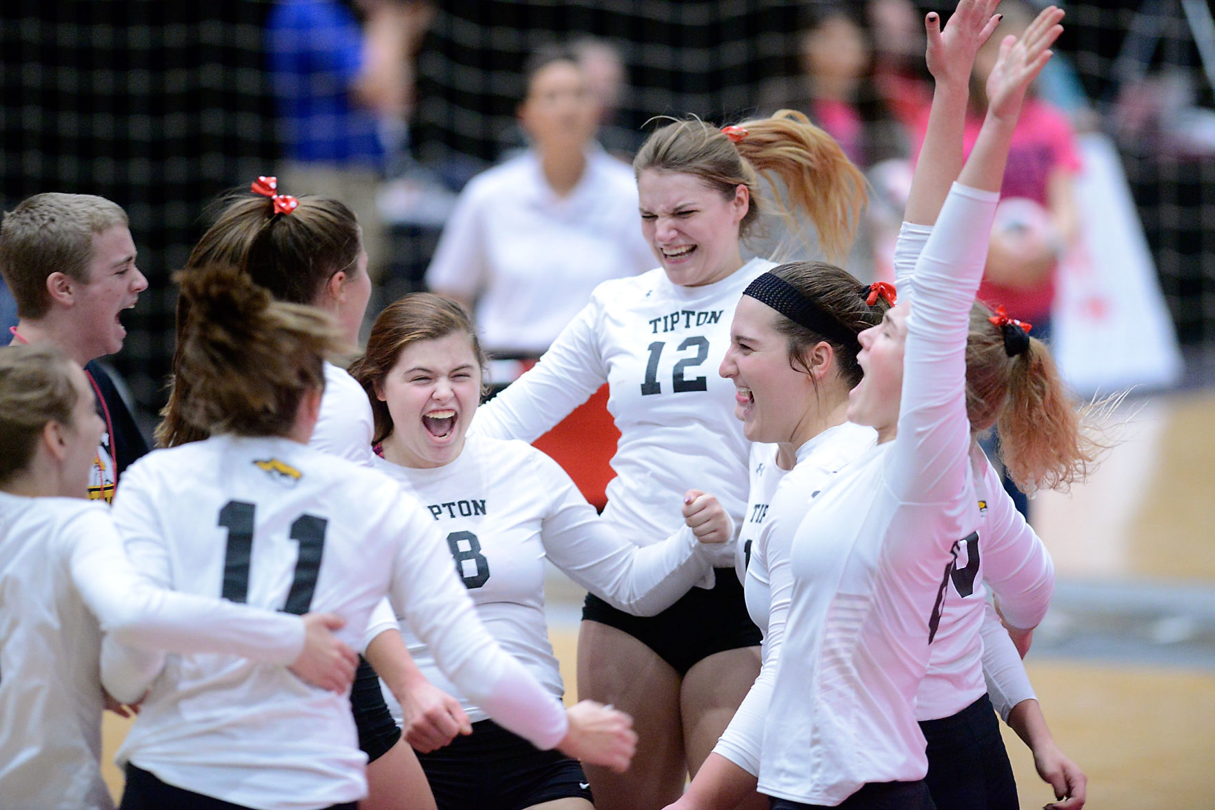 Iowa State Volleyball Tipton vs. New Hampton